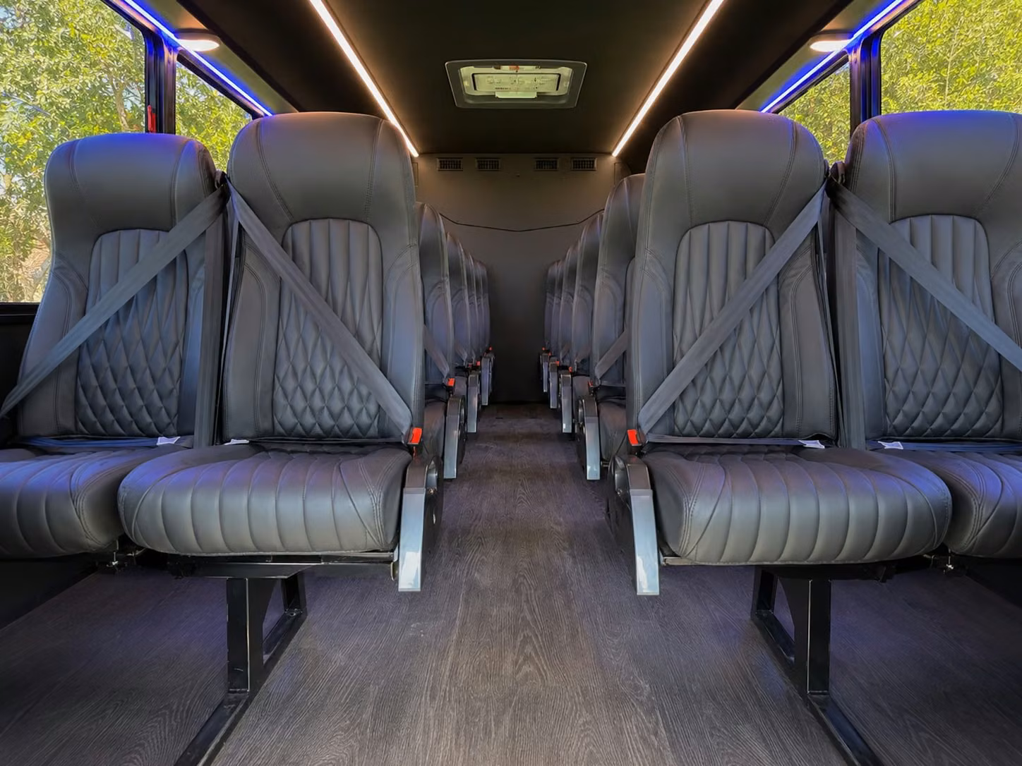 18 passenger minibus inside