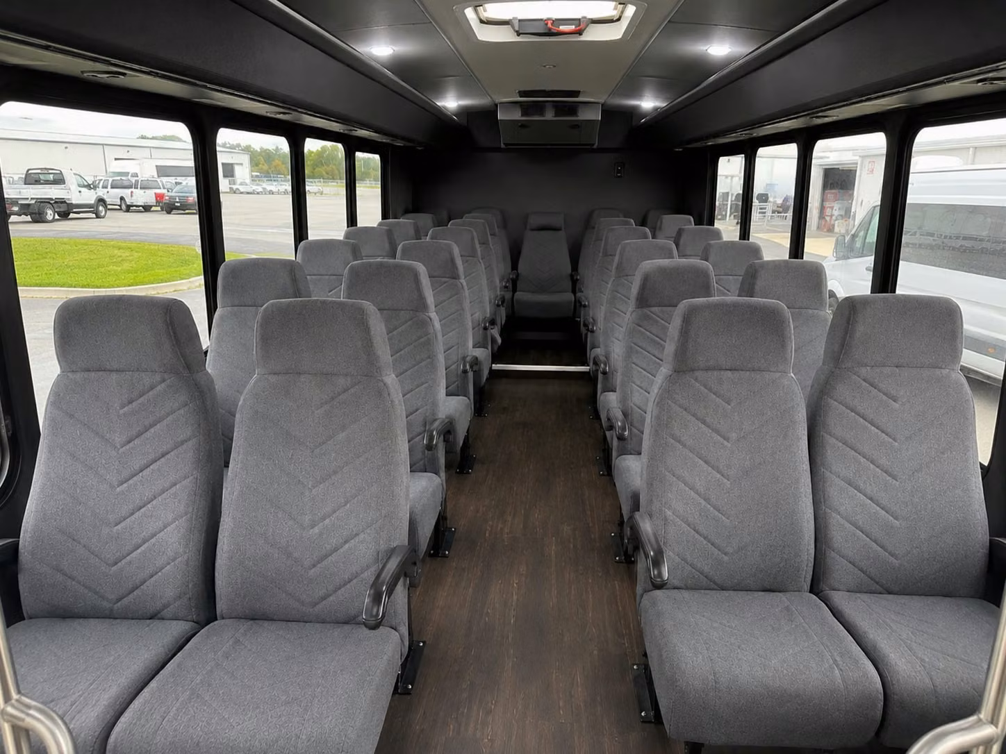 18 passenger minibus interior