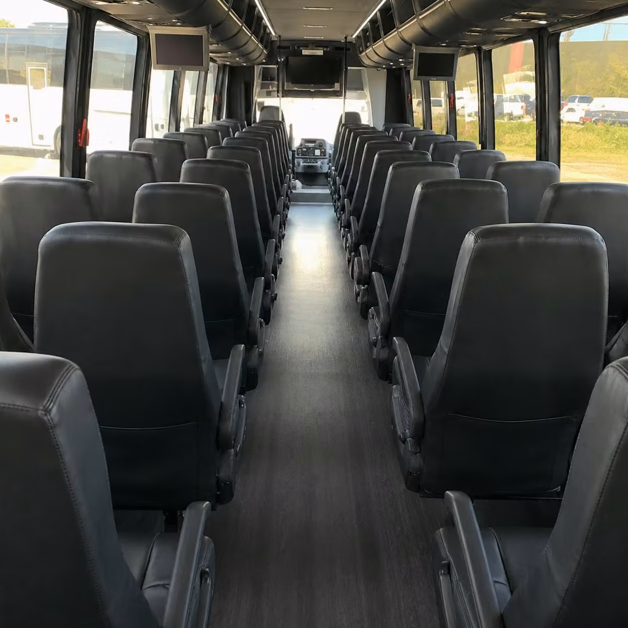 28 passenger minibus interior