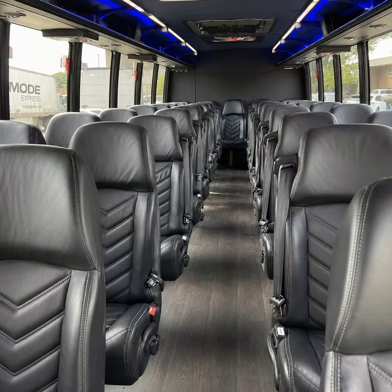 35 passenger minibus inside