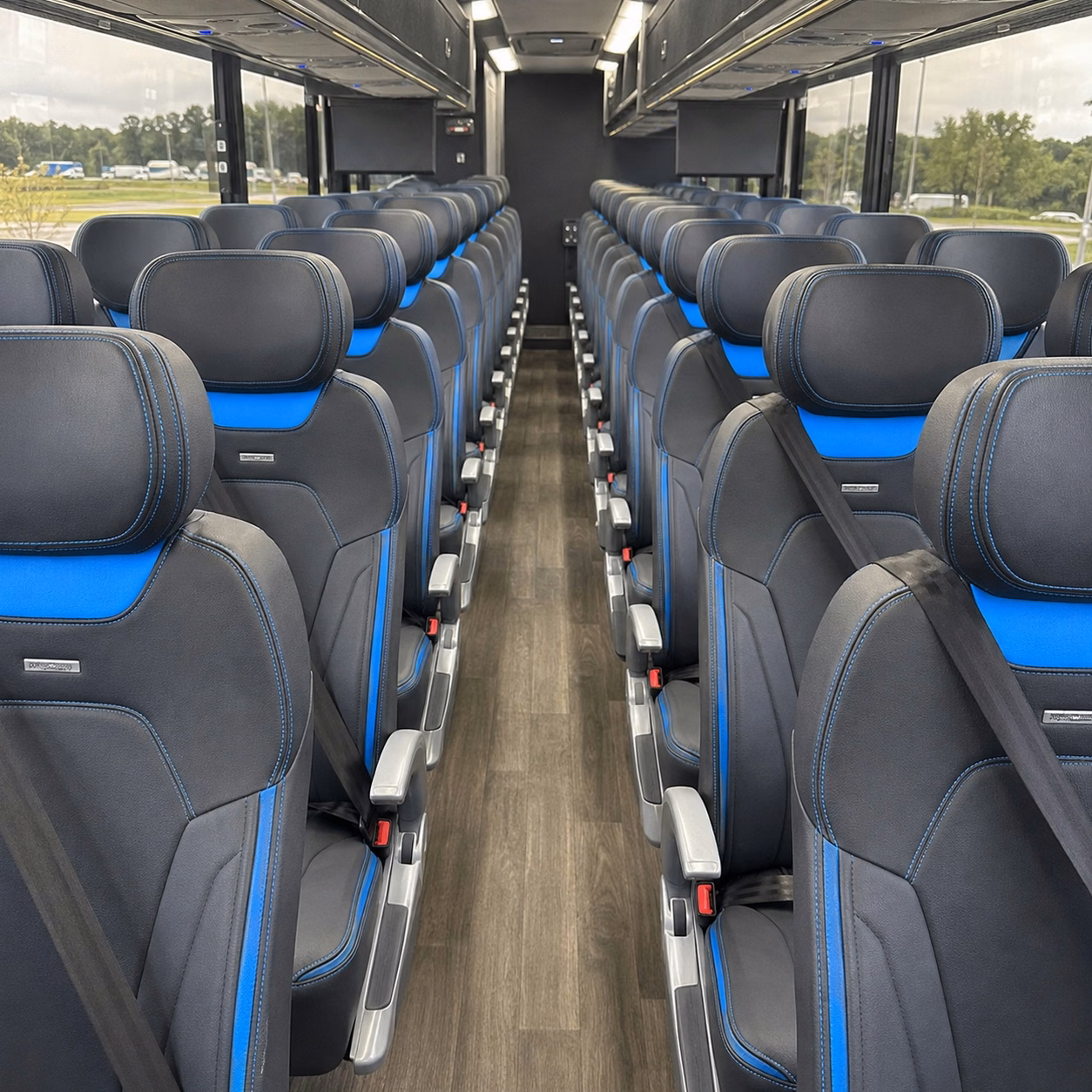 tempe charter bus interior