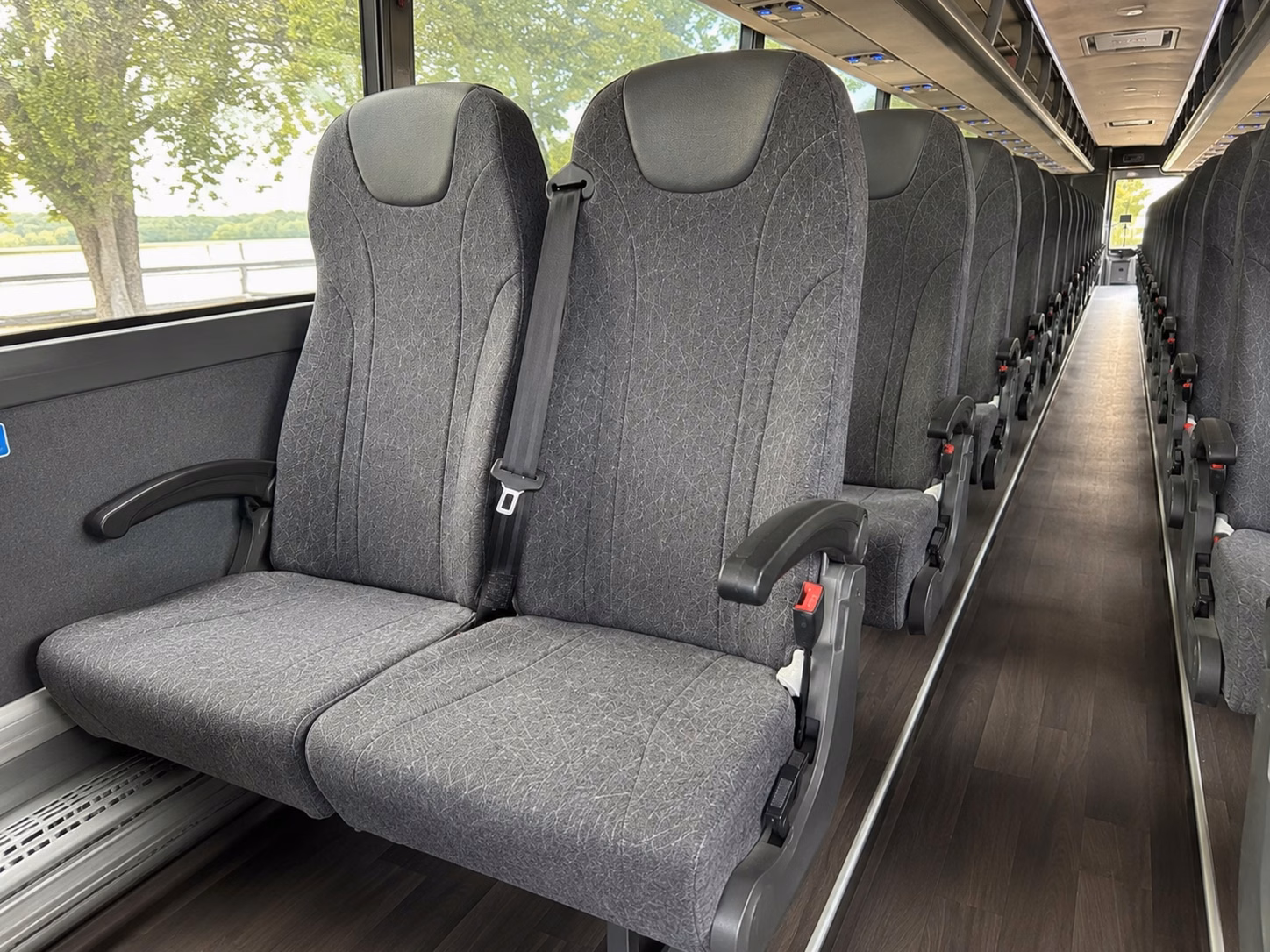 tempe charter bus rental inside